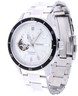 Seiko Elegante Automatisch Horloge PresageStyle60's Seiko , White , Heren - ONE Size