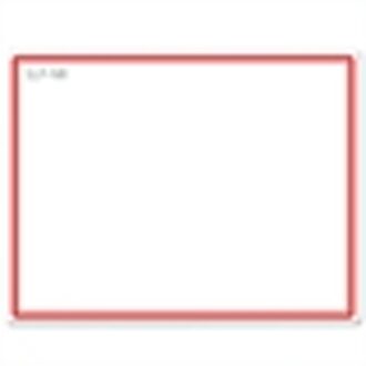 Seiko SLP-NR naamkaartjes rood | 54 x 70mm | 160 etiketten