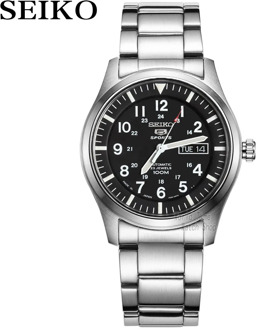 seiko watch men 5 automatic watch Luxury Brand Waterproof Sport Wrist Watch Date mens watches diving watch relogio masculin SNZG
