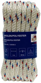 Seilflechter Birolen Lijn 8mmx5m Wit