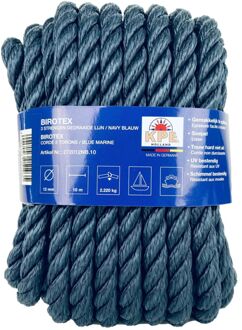 Seilflechter Birotex Gedraaid 12mmx10m Navy Blauw