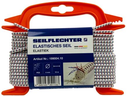 Seilflechter Elastiek Latex/poly Wit 4mmx10m Op Haspel