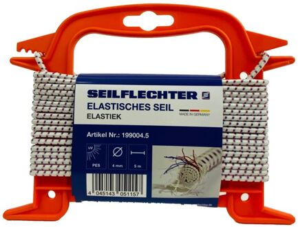 Seilflechter Elastiek Latex/polyester Wit – 4 Mm X 5 M Op Rol