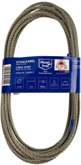 Seilflechter Roestvrijstalen Kabel – 4 Mm X 5 M