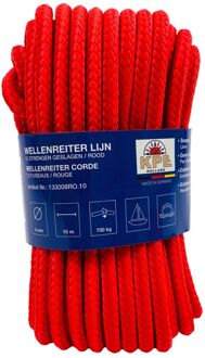 Seilflechter Wellenreiter Drijflijn – 8 Mm X 10 M – Rood