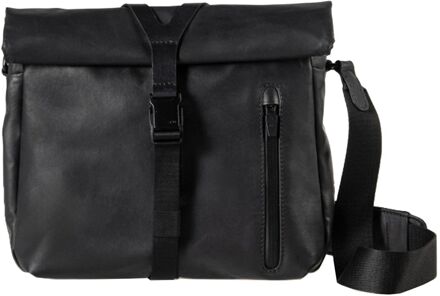 Seki Crossbody Schoudertas zwart damestas - H 28 x B 25 x D 10 cm