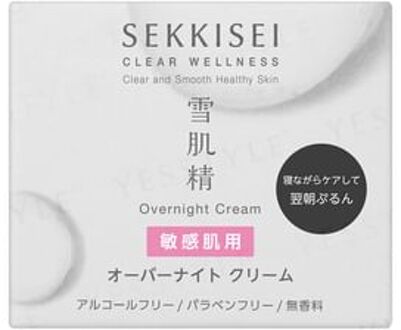 Sekkisei Clear Wellness Overnight Cream 40g