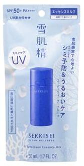 Sekkisei Clear Wellness UV Sunscreen Essence Milk SPF 50+ PA++++ 50ml