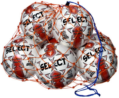Select Ballennet Voor 14-16 Ballen - Oranje | Maat: