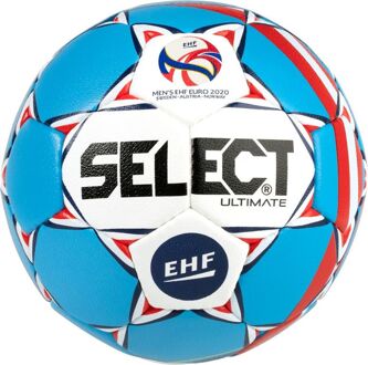Select Handbal Ultimate EC 2020 Blauw wit maat 2 Blauw / wit