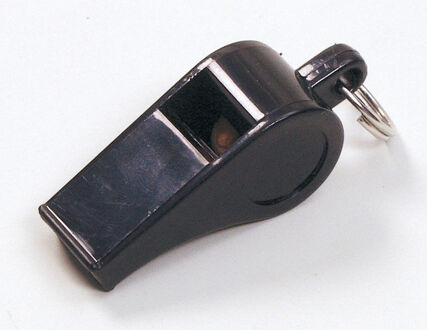 Select Scheidsrechterfluit plastic klein 7781001111 zwart