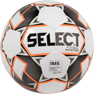 Select Voetbal Futsal Master Shiny Wit Oranje Zwart 1043446061 Wit / oranje / zwart - 4