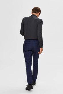 Selected Berg half zip cardigan antraciet Grijs