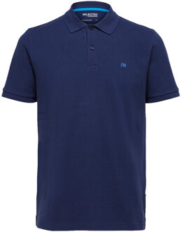 Selected Dante Polo Heren navy - M