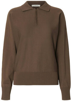 SELECTED FEMME Pullover 16101294 oledo Bruin - S