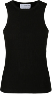 SELECTED FEMME Sleeveless Tops Selected Femme , Black , Dames - Xl,L,M,S,Xs