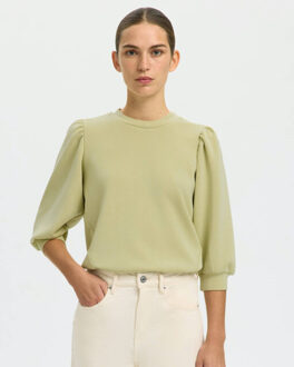 SELECTED FEMME Sweat 16082379 tenny Groen - M