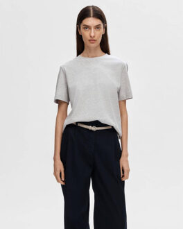 SELECTED FEMME T-shirt 16087919 Grijs - M