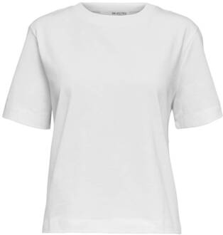 SELECTED FEMME T-shirt 16087919 Wit - XL