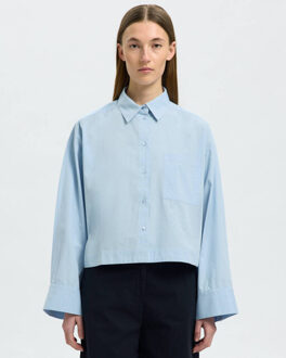 SELECTED FEMME T-shirt 16097269 fastha Blauw - 36