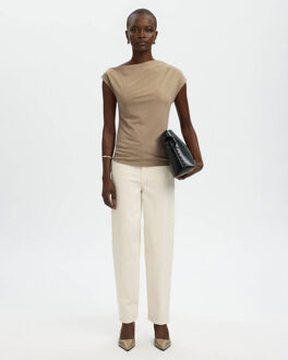 SELECTED FEMME Top zonder mouw 16100727 molly Bruin