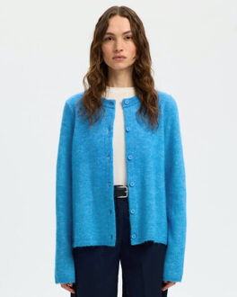 SELECTED FEMME Vest 16098138 lulu Blauw - S