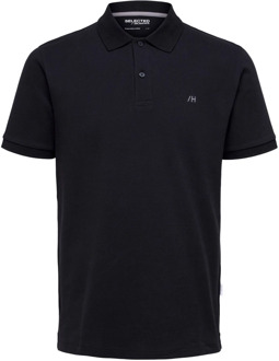 Selected Homme Dante Polo Shirt Selected Homme , Black , Heren - L,M,S