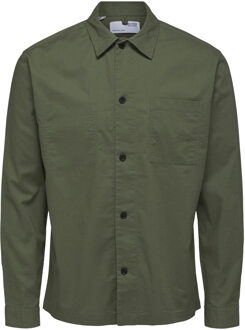 Selected Homme Overhemd Heren M Groen