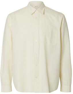 Selected Homme Overhemd lange mouw 16096884 - maat S Ecru