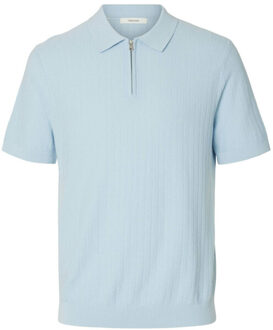 Selected Homme Polo 16096388 Blauw - M