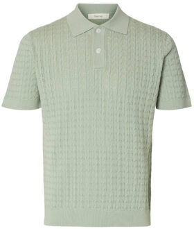 Selected Homme Polo 16100065 - maat L Blauw