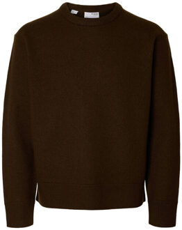Selected Homme Pullover 16098356 harne Bruin - S