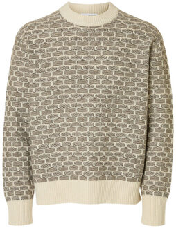 Selected Homme Pullover 16098359 keith Ecru - L