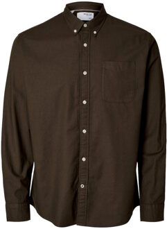 Selected Homme Shirt Bruin - L