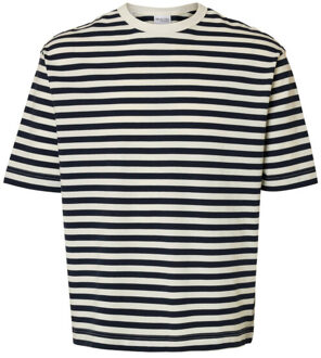 Selected Homme T-shirt korte mouw 16098570 Blauw - XL