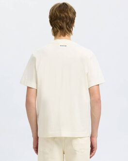 Selected Homme T-shirt korte mouw 16098571 Ecru - L