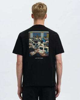 Selected Homme T-shirt korte mouw 16098577 Zwart