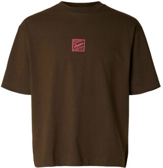 Selected Homme T-shirt korte mouw 16100459 Bruin - S
