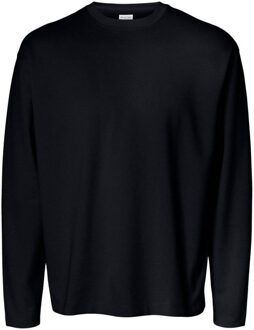 Selected Homme T-shirt lange mouw 16097847 - maat L Zwart