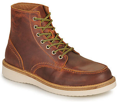 Selected Laarzen Selected SLHTEO NEW LEATHER MOC-TOE BOOT" Bruin - 40,41,42,43,44,45