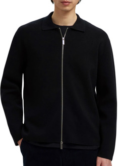 Selected Light Knit Full Zip Cardigan Vest Heren