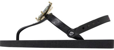 Selena butterfly chrystal zwart - 41-42