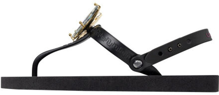 Selena butterfly chrystal zwart - maat 35-36