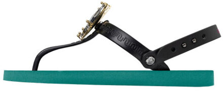 Selena butterfly silver bosgroen - maat 41-42