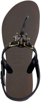 Selena butterfly silver koffie - maat 37-38 Bruin