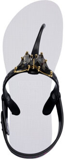 Selena butterfly silver wit - 39-40