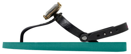 Selena diamond silver bosgroen - 39-40