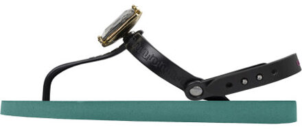 Selena diamond silver bosgroen - maat 41-42