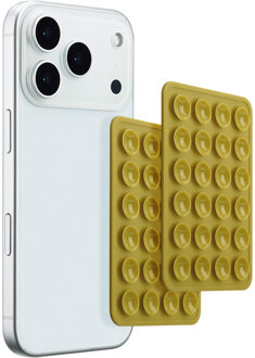 Selencia 2-Pack Telefoonhouder Zuignap - Olive Dust Groen - One size