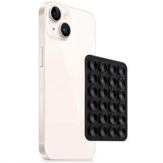 Selencia 2-Pack Telefoonhouder Zuignap - Zwart - One size